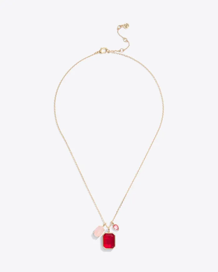 Draper James Multi Stone Charm Necklace Women Jewelry