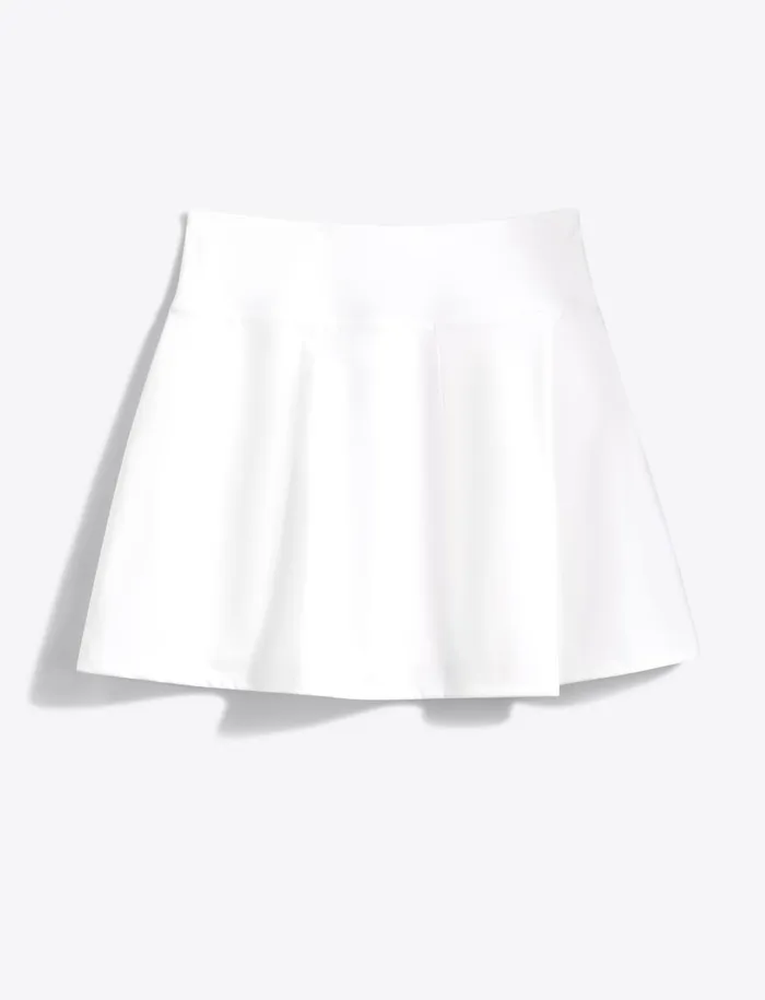 Draper James Side Slit Skort In White Women Bottoms and Skirts