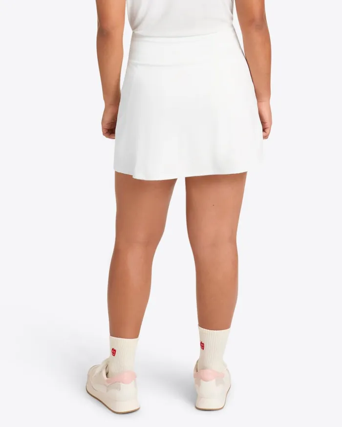 Draper James Side Slit Skort In White Women Bottoms and Skirts