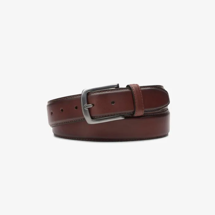 Dress Belt Tan Leather Men Clarks Accessories