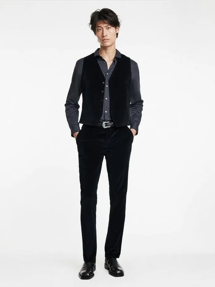 Dress Pants Men John Varvatos MOTOR CITY PANTS Black