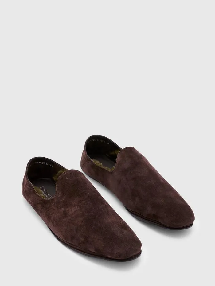 Dress Shoes and Loafers Men John Varvatos LODGE SLIP ON Charc Brown