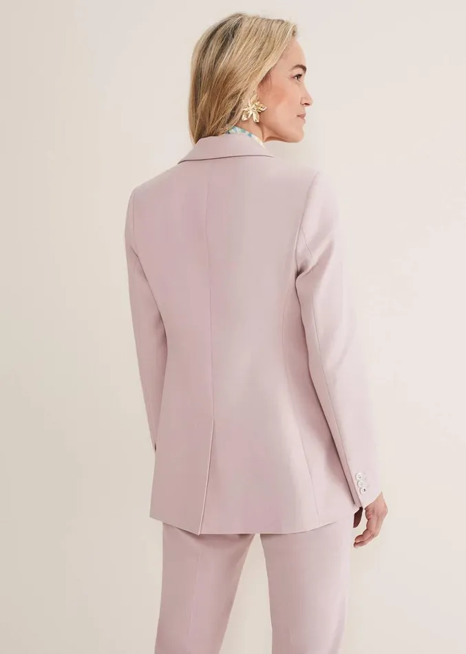 Eira Fitted Blazer Antique Rose Women Phase Eight Jackets