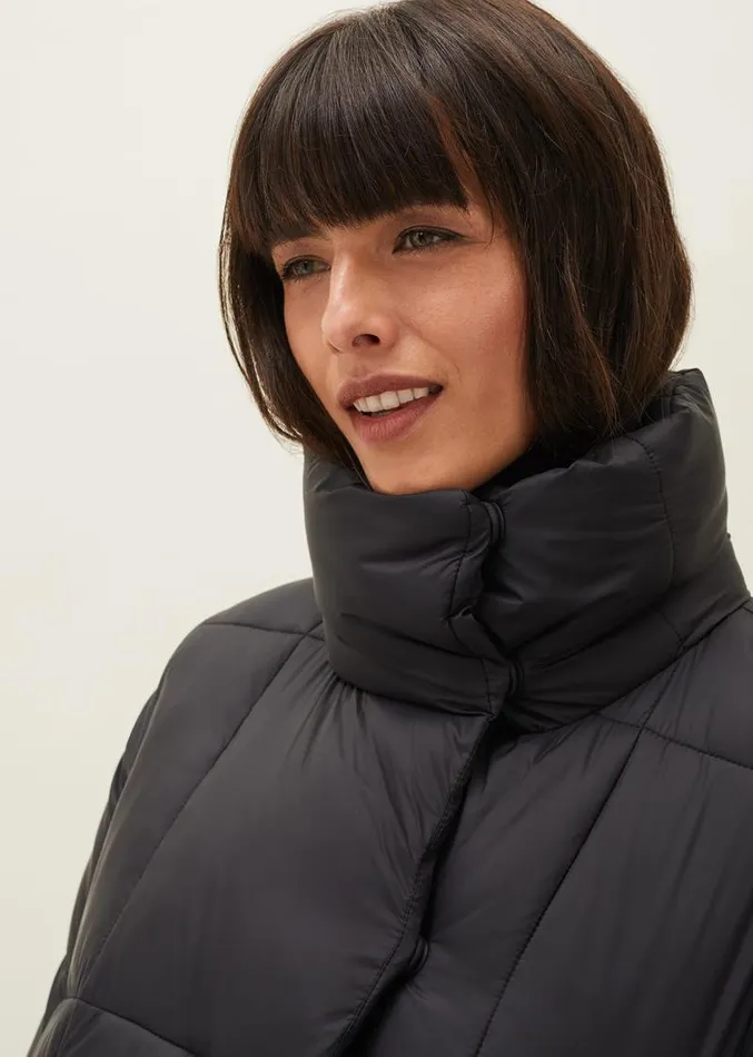 Eshima Short Puffer Coat Black Women Phase Eight Coats
