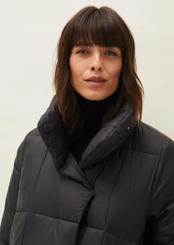 Eshima Short Puffer Coat Black Women Phase Eight Coats