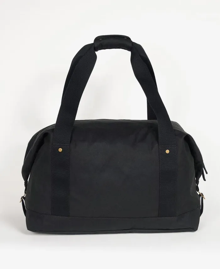 Essential Wax Holdall Navy Men Barbour Bags and Luggage