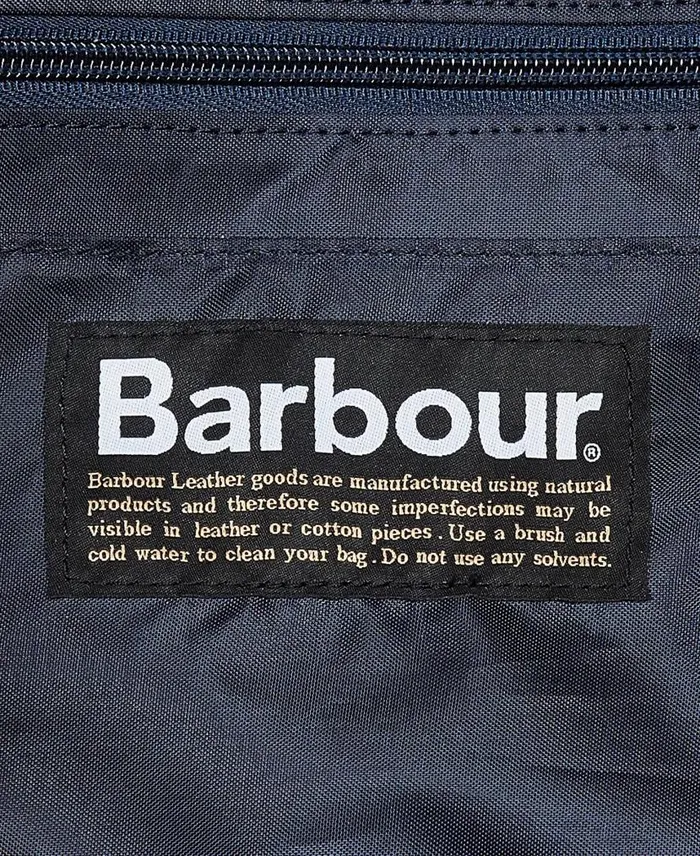 Essential Wax Holdall Navy Men Barbour Bags and Luggage
