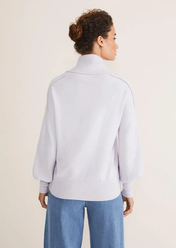 Eveleen Knitted Jumper Lilac Women Phase Eight Knitwear