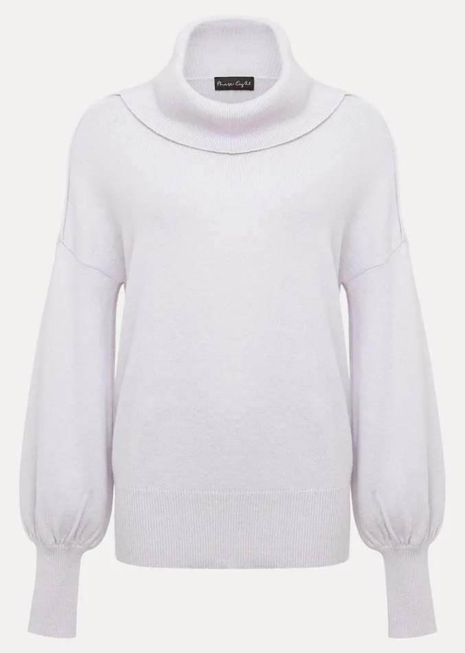 Eveleen Knitted Jumper Lilac Women Phase Eight Knitwear