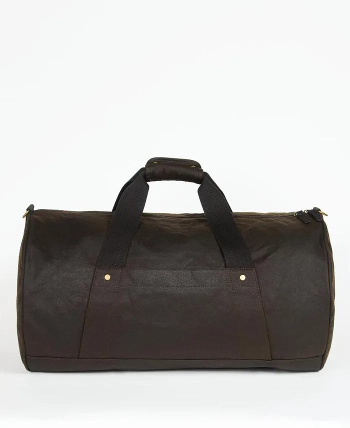 Explorer Wax Duffle Bag Navy Men Barbour Bags and Luggage