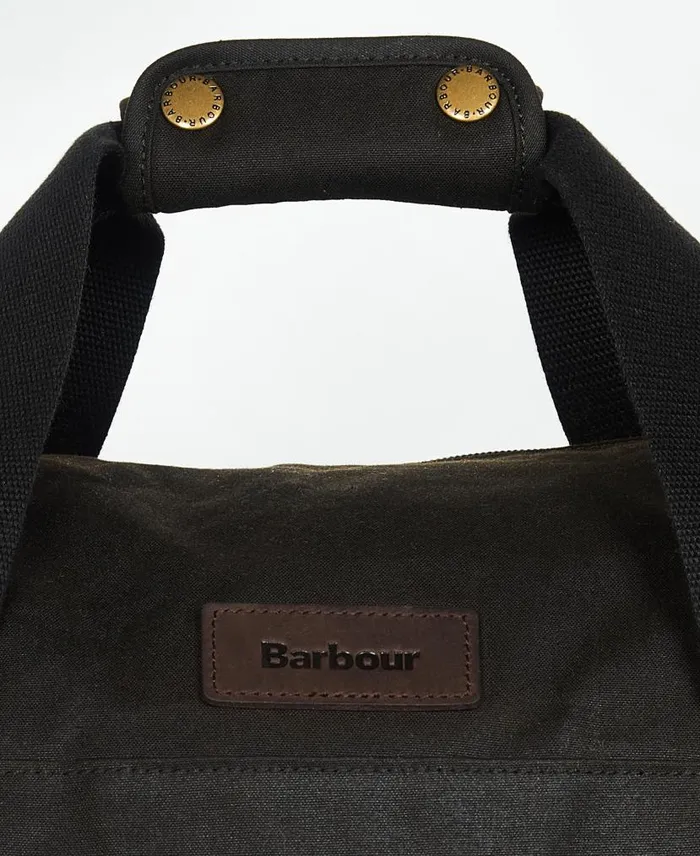 Explorer Wax Duffle Bag Navy Men Barbour Bags and Luggage