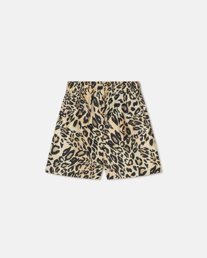 Exter Printed SilkTwill Boxer Shorts Leopard Women Nanushka Bottoms