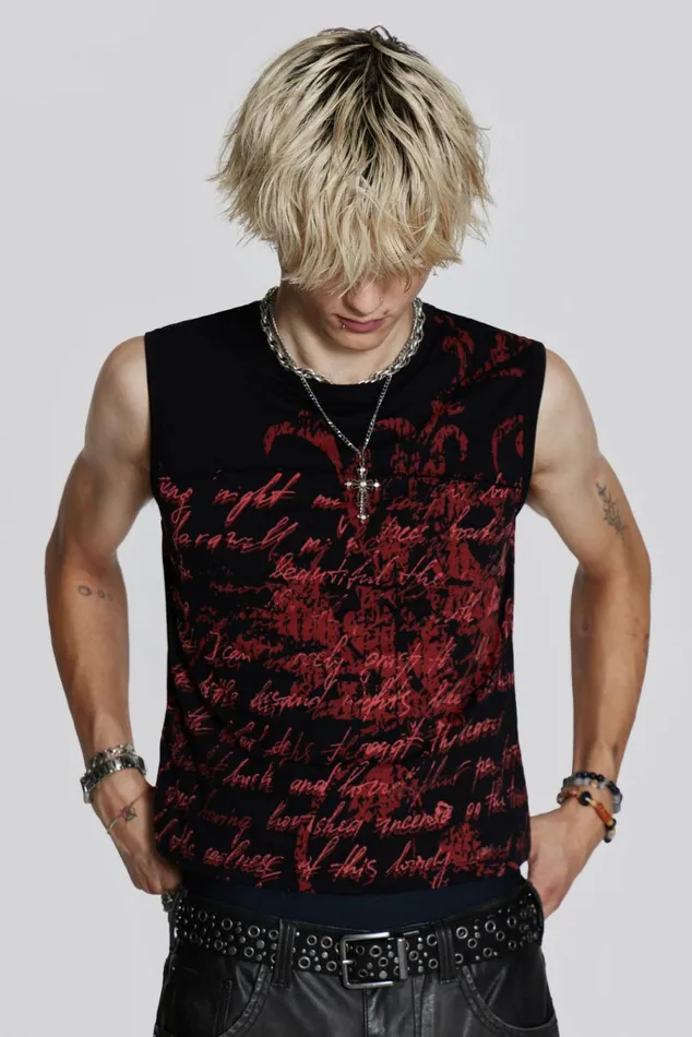 Fable Vest Black Men Jaded London Vests