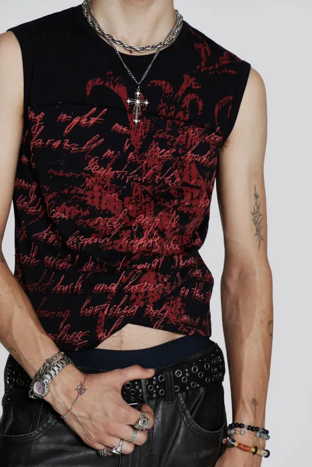 Fable Vest Black Men Jaded London Vests