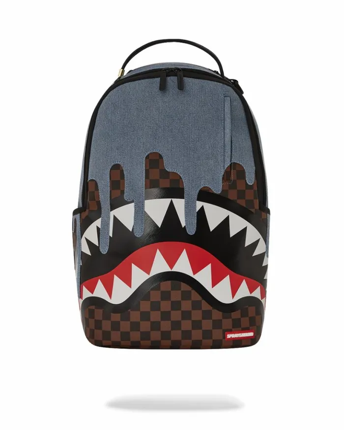 FABRIC HOUSE SHARK DRIP BACKPACK Bags SPRAYGROUND