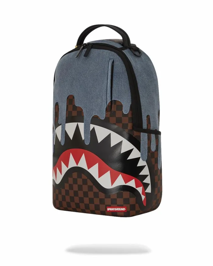 FABRIC HOUSE SHARK DRIP BACKPACK Bags SPRAYGROUND
