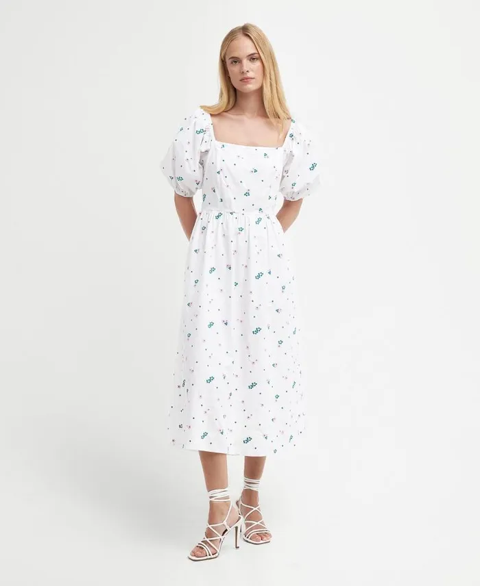 Fairacre Midi Dress Classic Multi Women Barbour Dresses and Skirts