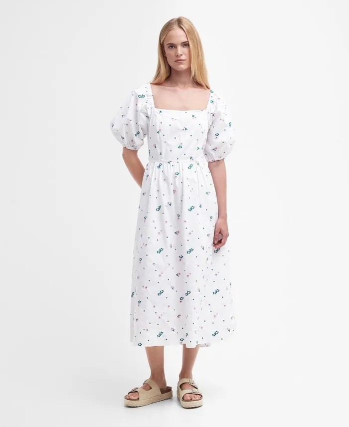 Fairacre Midi Dress Classic Multi Women Barbour Dresses and Skirts