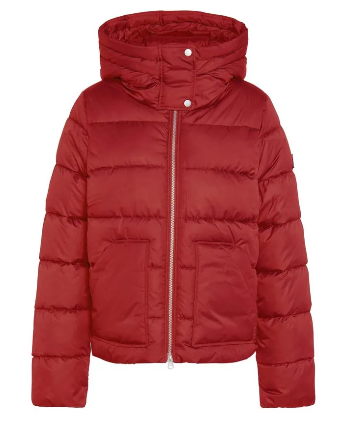 Ferndale Quilted Jacket Saffron Red Women Barbour Quilted Jackets