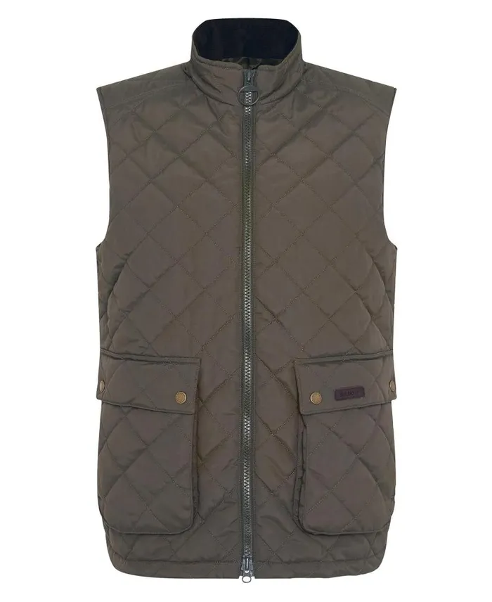 Fernwood Gilet Camel Men Barbour Gilets and Liners