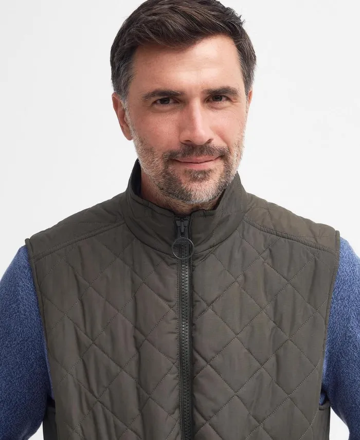 Fernwood Gilet Camel Men Barbour Gilets and Liners