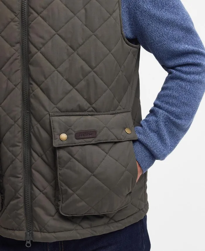 Fernwood Gilet Camel Men Barbour Gilets and Liners