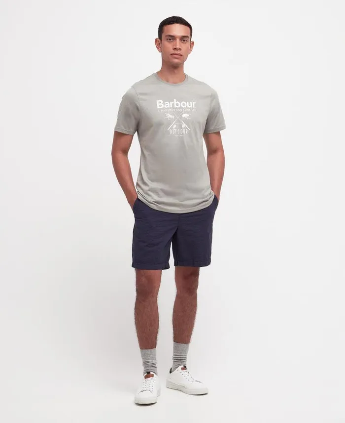 Fly Graphic TShirt Pink Mist Men Barbour TShirts