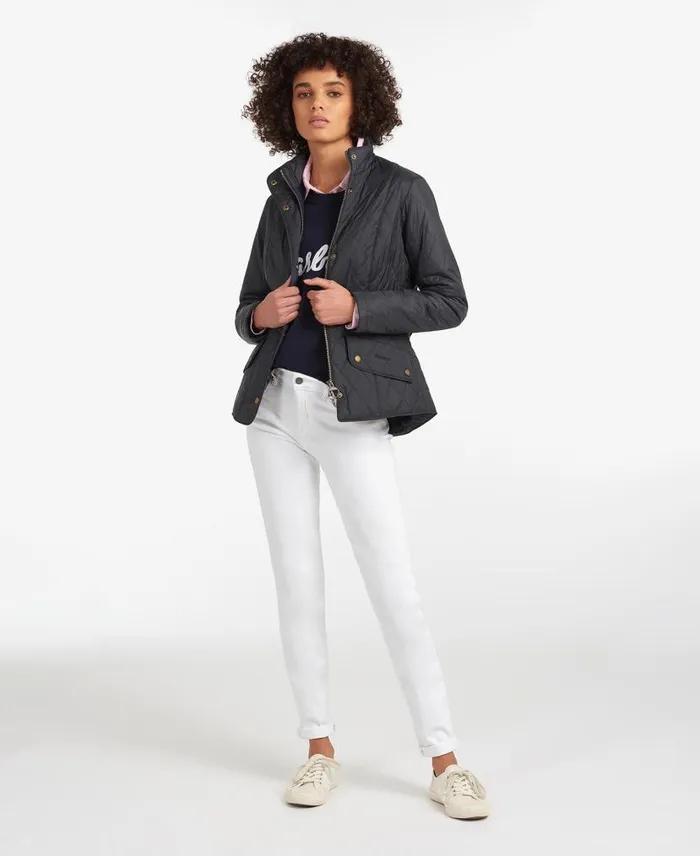 Flyweight Cavalry Quilted Jacket Stone Bluejasmine Women Barbour Quilted Jackets