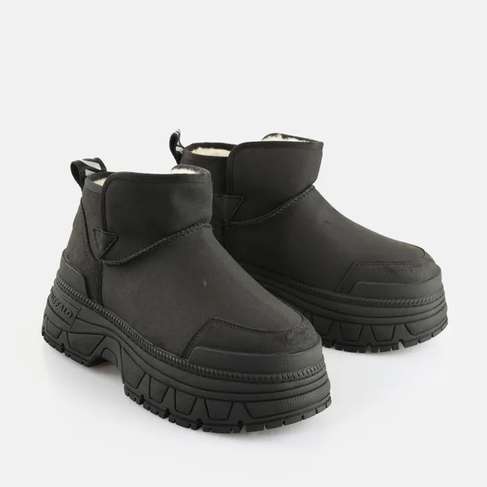 Fusion Slip On Lo Warm Black Buffalo Platforms