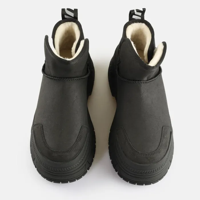 Fusion Slip On Lo Warm Black Buffalo Platforms