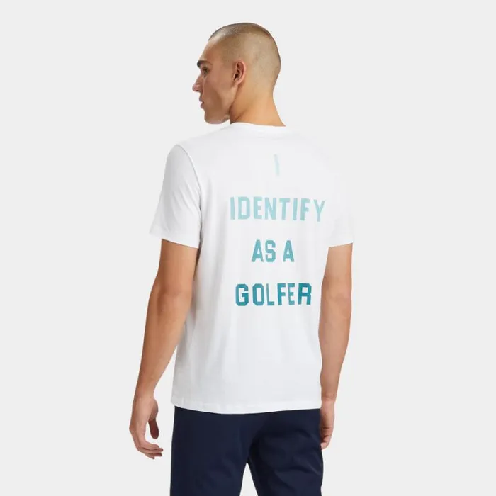 GFORE GOLFER COTTON TEE Snow Men Hoodies and Tees