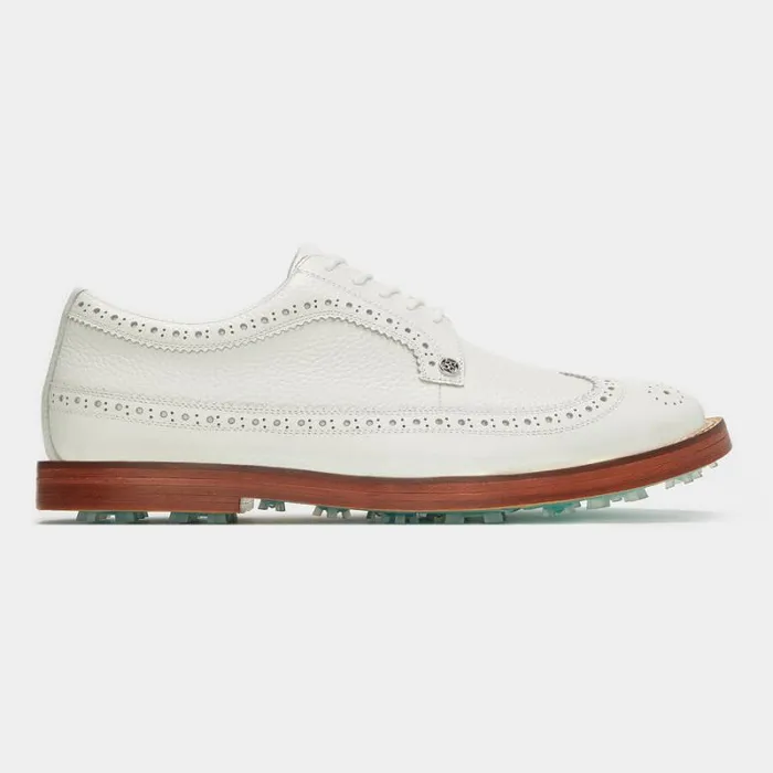 GFORE MEN039S GALLIVANTER LEATHER LUXE SOLE LONGWING GOLF SHOE Snow Men Golf Shoes