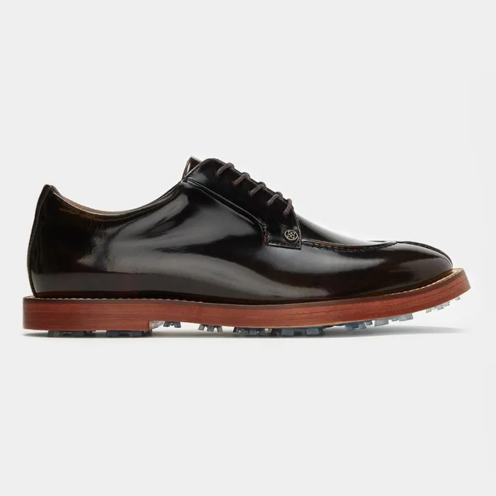 GFORE MEN039S GALLIVANTER LUXE LEATHER SOLE SPLIT TOE GOLF SHOE Espresso Men Golf Shoes