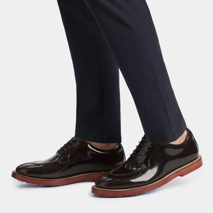 GFORE MEN039S GALLIVANTER LUXE LEATHER SOLE SPLIT TOE GOLF SHOE Espresso Men Golf Shoes