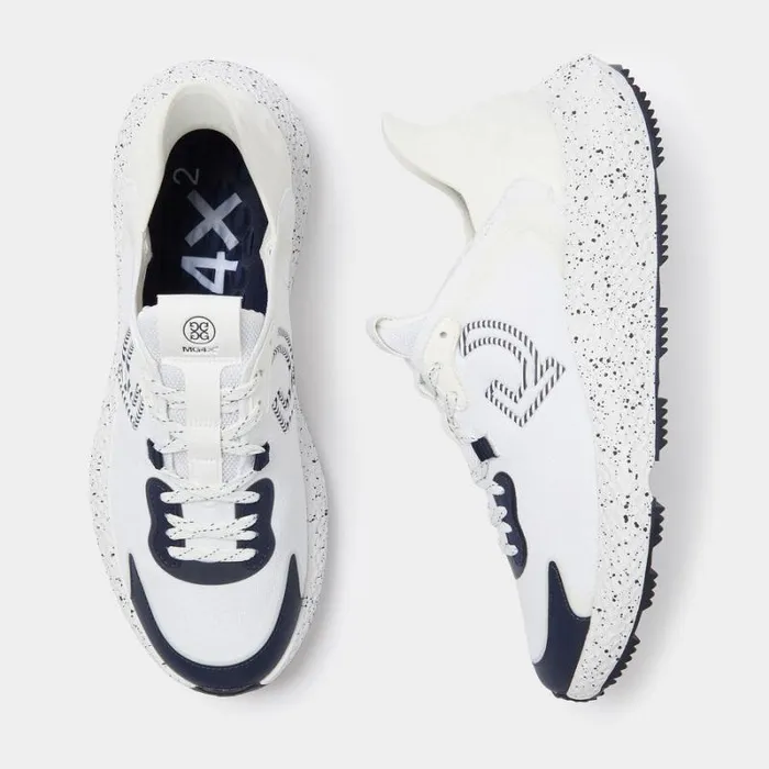 GFORE MEN039S MG4X2 KNIT SPECKS and STRIPES HYBRID GOLF CROSS TRAINER Twilight Men Street Shoes