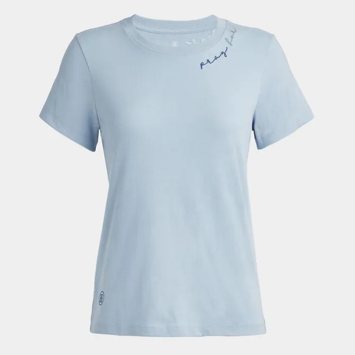 GFORE PRAY FOR BIRDIES COTTON TEE Drizzle Women Hoodies and Tees