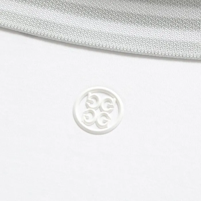 GFORE SILKY TECH NYLON QUARTER ZIP POLO Snow Women Polos