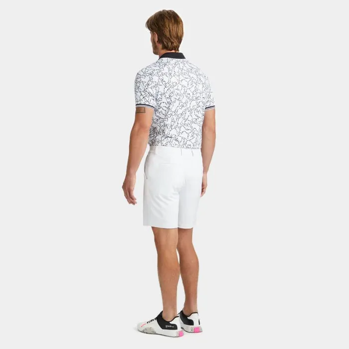 GFORE STAR DUST TECH JERSEY MODERN SPREAD COLLAR BANDED SLEEVE POLO Snow Men Polos and Shirts
