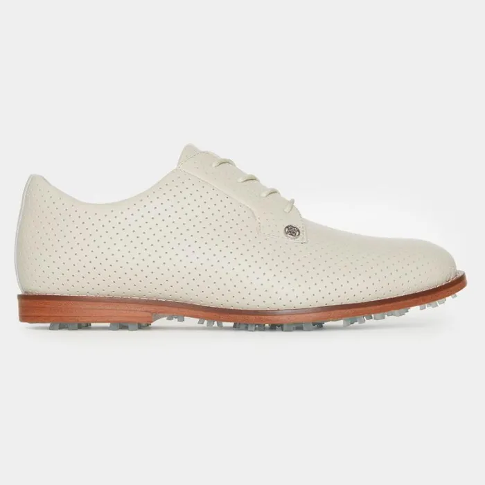 GFORE WOMEN039S GALLIVANTER PERFORATED LEATHER LUXE SOLE GOLF SHOE Stone Women Golf Shoes
