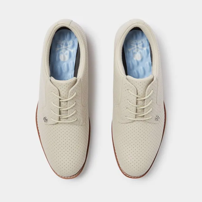 GFORE WOMEN039S GALLIVANTER PERFORATED LEATHER LUXE SOLE GOLF SHOE Stone Women Golf Shoes