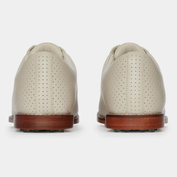 GFORE WOMEN039S GALLIVANTER PERFORATED LEATHER LUXE SOLE GOLF SHOE Stone Women Golf Shoes