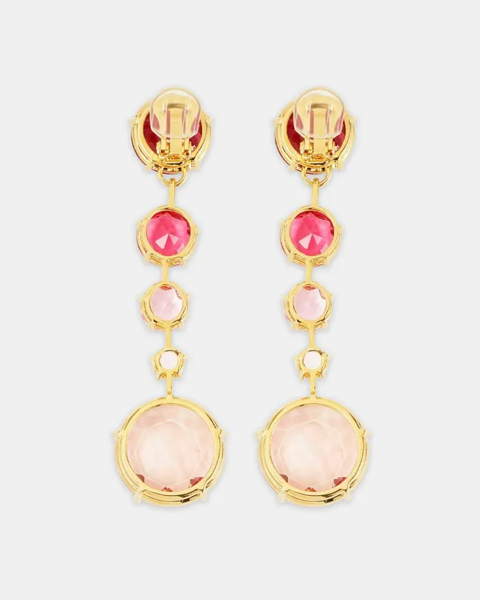 Galactic Crystal Degrade039 Earrings Pink Women Aquazzura Jewelry Galactic Crystal Degrade039 Earrings Pink Women Aquazzura Jewelry
