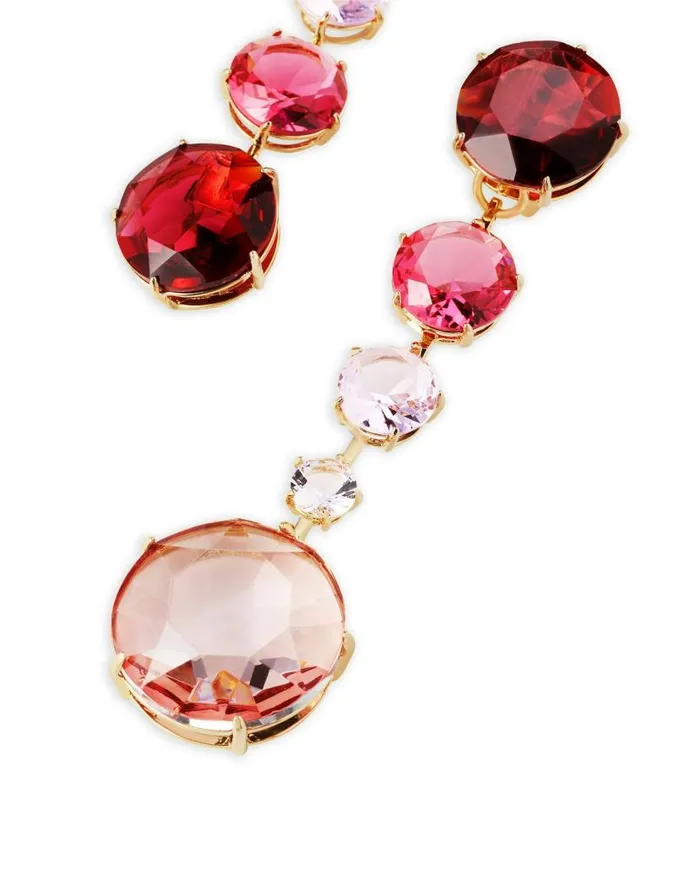 Galactic Crystal Degrade039 Earrings Pink Women Aquazzura Jewelry Galactic Crystal Degrade039 Earrings Pink Women Aquazzura Jewelry
