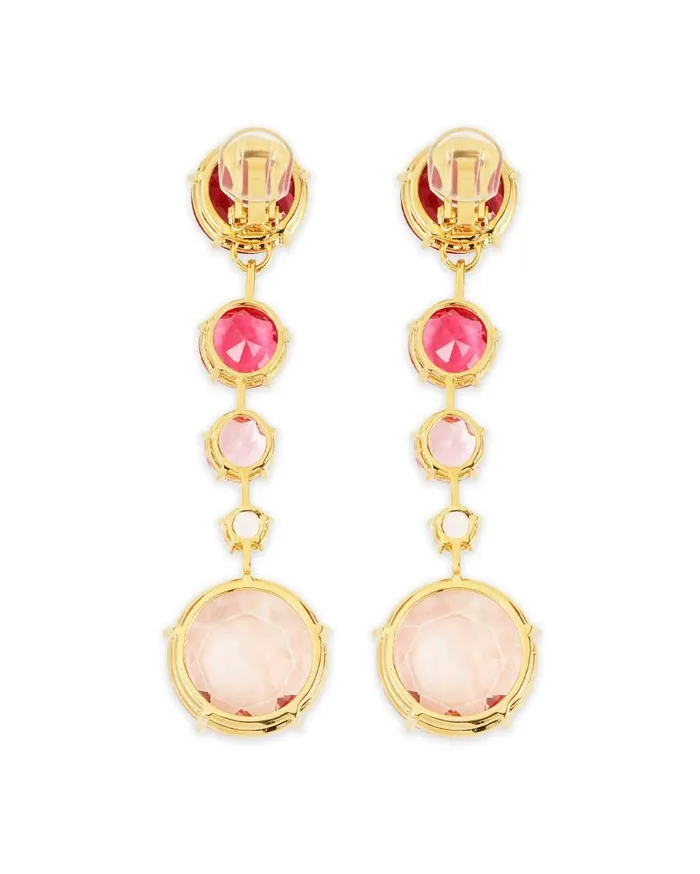 Galactic Crystal Degrade039 Earrings Pink Women Aquazzura Jewelry Galactic Crystal Degrade039 Earrings Pink Women Aquazzura Jewelry