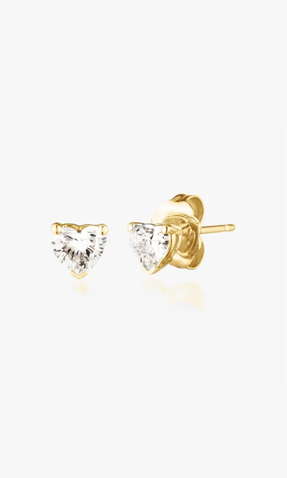 Generation Love Clothing Fine Jewelry Le Premier Amour Heart Cut Single Stud 24 Carat Yellow Gold 8211 Women Generation Love Clothing Fine Jewelry Le Premier Amour Heart Cut Single Stud 24 Carat Yellow Gold 8211 Women