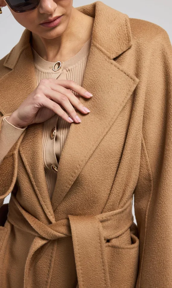 Generation Love Clothing Outerwear Grayson Wool Coat Camel 8211 Women