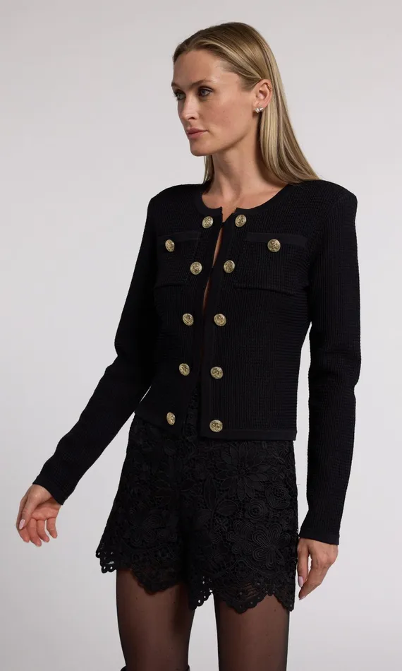 Generation Love Clothing Sweaters and Sweatshirts Cypress Knit Cardigan Black 8211 Women