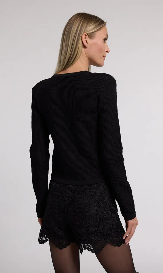 Generation Love Clothing Sweaters and Sweatshirts Cypress Knit Cardigan Black 8211 Women