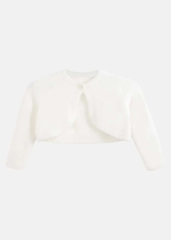 Giselle Fluffy Cover Up Ivory Women Phase Eight Knitwear