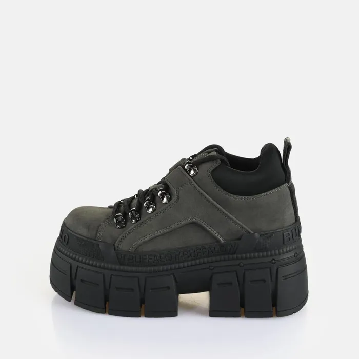 Gospher Hike Lo Bs Dark Grey Buffalo Lace Up Shoes